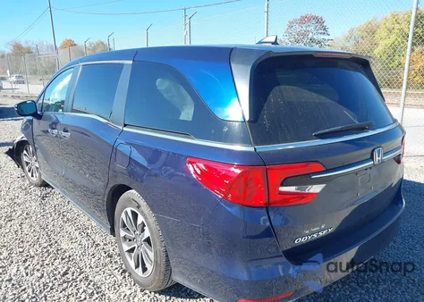 2022 Honda Odyssey Ex-L from USA, damaged, VIN 5FNRL6H72NB021475